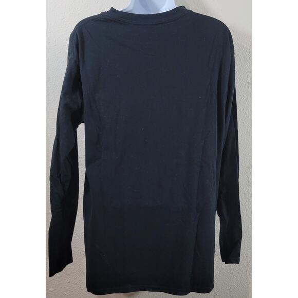 Gildan Black Red Crimson Tide Love Graphic Shirt XL Lightweight Stretch Soft - Picture 3 of 5